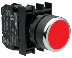 Кнопка с фиксацией красная B200FК (1НЗ)